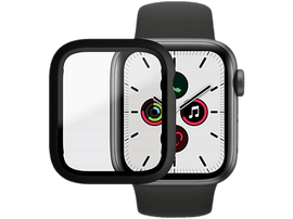 Une Apple Watch avec un protecteur d
