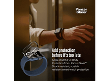 Charger l&#39;image dans la galerie, Une personne portant une Apple Watch avec un verre de protection.
