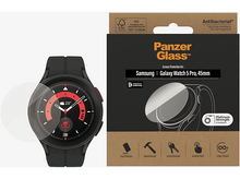 Charger l&#39;image dans la galerie, Une smartwatch et une boîte de protection d&#39;écran, avec des accessoires et un cadran de montre visibles.
