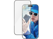 Charger l&#39;image dans la galerie, Une personne tenant un téléphone avec un protecteur d&#39;écran, plus un protecteur d&#39;écran sur fond blanc.
