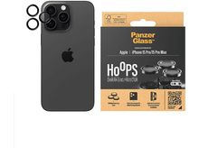 Charger l&#39;image dans la galerie, PANZERGLASS Protection de lentille Hoops iPhone 15 Pro / 15 Pro Max Noir (PZ-1139)
