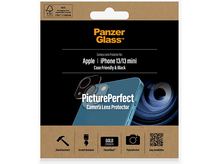 Charger l&#39;image dans la galerie, PANZERGLASS Protection de lentille iPhone 13 / 13 mini Noir (PZ-0383)
