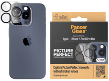 Charger l&#39;image dans la galerie, PANZERGLASS Protection de lentille PicturePerfect iPhone 15 Pro / 15 Pro Max (PZ-1137)
