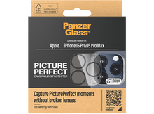 Charger l&#39;image dans la galerie, PANZERGLASS Protection de lentille PicturePerfect iPhone 15 Pro / 15 Pro Max (PZ-1137)
