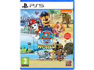 Boîte de jeu PAW Patrol World, PS5, chiots de dessins animés, logo Nickelodeon.