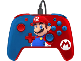 PDP Manette Nintendo Switch Faceoff Deluxe+ Mario (500-134-EU-C1MR-1) Manette Nintendo Switch Rouge