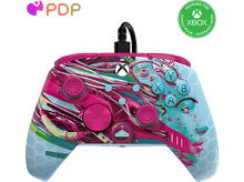 Charger l&#39;image dans la galerie, PDP Manette Rematch Android Dreams Glow in the Dark Xbox Series X Bleu (049-023-TTST)
