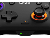 PDP Manette sans fil Afterglow WAVE pour Nintendo Switch OLED Noir (500-252-BK)