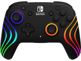 PDP Manette sans fil Afterglow WAVE pour Nintendo Switch OLED Noir (500-252-BK)