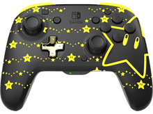 Charger l&#39;image dans la galerie, PDP Manette sans fil gamer Rematch - Super Star Glow in the Dark - Switch
