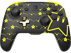 PDP Manette sans fil gamer Rematch - Super Star Glow in the Dark - Switch