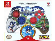 Charger l&#39;image dans la galerie, PDP REALMz Manette filaire - Sonic Green Hill Zone Switch
