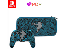 Charger l&#39;image dans la galerie, PDP Set Gaming Rematch Manette filaire + Étui Plus Sheikah Shoot Nintendo Switch Bleu (500-236-SKSG)
