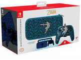 PDP Set Gaming Rematch Manette filaire + Étui Plus Sheikah Shoot Nintendo Switch Bleu (500-236-SKSG)