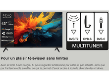 Charger l&#39;image dans la galerie, PEAQ 43GQU-5024T 43&quot; QLED Smart 4K
