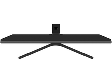 Charger l&#39;image dans la galerie, Support d&#39;écran d&#39;ordinateur noir. Courbé avec une large base et un bras de support.
