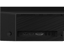 Charger l&#39;image dans la galerie, Gros plan sur l&#39;arrière d&#39;un moniteur noir. Il possède divers ports : USB-C, DP, HDMI, VGA, Audio, DC.
