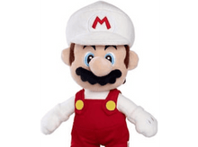 Charger l&#39;image dans la galerie, Gros plan d&#39;une peluche Mario portant un chapeau blanc avec un &#39;M&#39; rouge.
