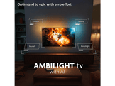 PHILIPS 50PQS8611/12 Ambilight Smart TV (2026) - QLED 4K - QLED-tv - 50 pouces - QLED 4K - TV QLED - 50 pouces - 2026