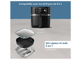 PHILIPS Accessoire pour ensemble vapeur et sauté AirfryerXXL 8.3 l 2-en-1 (HD9960/00)