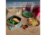 PHILIPS Accessoire pour ensemble vapeur et sauté AirfryerXXL 8.3 l 2-en-1 (HD9960/00)