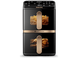 PHILIPS Airfryer à double panier empilé série 4000 - 10 litres - NA462/70 Friteuse à air chaud