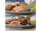 PHILIPS Airfryer à double panier empilé série 4000 - 10 litres - NA462/70 Friteuse à air chaud