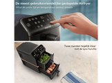 PHILIPS Airfryer à double panier empilé série 4000 - 10 litres - NA462/70 Friteuse à air chaud