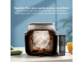PHILIPS  Airfryer 5000-serie avec fonction vapeur - Rail extensible – NA547/07 -  Nettoyage vapeur - SteamFry - 7,2 L - Jusqu'à 6 pers. - Friteuse à air