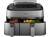 PHILIPS NA555/00 Airfryer avec fonction vapeur Argenté Friteuse à air chaud