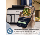 PHILIPS NA555/00 Airfryer avec fonction vapeur Argenté Friteuse à air chaud