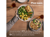PHILIPS NA555/00 Airfryer avec fonction vapeur Argenté Friteuse à air chaud