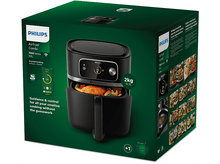 Charger l&#39;image dans la galerie, PHILIPS Airfryer combi connecté XXL (HD9880/90)
