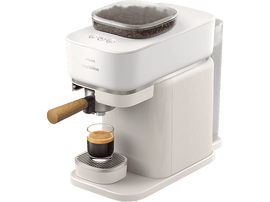 PHILIPS BAR302/20 Baristina Premium White - Machine expresso semi-automatique Machine expresso semi-automatique Blanc Premium