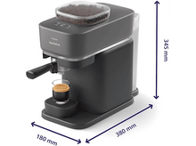Charger l&#39;image dans la galerie, PHILIPS BAR303/60 Milkfrother bundle Black - Machine expresso semi-automatique
