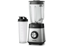 Charger l&#39;image dans la galerie, Mixeur avec un shaker séparé, design en acier inoxydable et noir.
