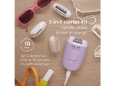 PHILIPS BRE257/00 Epilator Series 4000 – Epileren, scheren en exfoliëren -Ledlamp