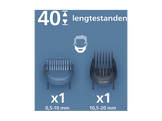 PHILIPS BT3660/15 Tondeuse à barbe Series 3000 Noir intense brillant