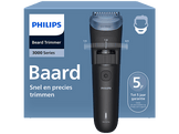PHILIPS BT3660/15 Tondeuse à barbe Series 3000 Noir intense brillant