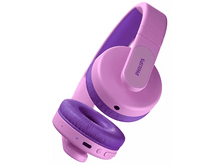 Charger l&#39;image dans la galerie, PHILIPS Casque sans fil pour enfants Rose (TAK4206PK/00)
