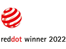 Charger l&#39;image dans la galerie, Le logo du gagnant du point rouge 2022. Le logo est un globe rouge.
