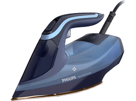 Fer à repasser Philips Azur 8000 series bleu et noir avec réservoir d