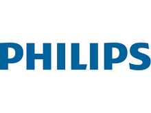 Charger l'image dans la galerie, Le logo Philips, en bleu, avec le mot PHILIPS en gras, police sans-serif.
