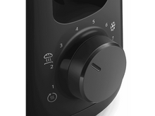 Charger l&#39;image dans la galerie, Un gros plan d&#39;un bouton de grille-pain noir, numéroté avec une étiquette blanche.
