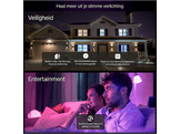PHILIPS HUE Ampoule Essential Smart A60, lumière blanche et colorée