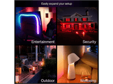 PHILIPS HUE Ampoule Essential Smart A60, lumière blanche et colorée