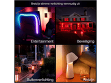 PHILIPS HUE Ampoule Essential Smart A60, lumière blanche et colorée