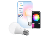 PHILIPS HUE Ampoule Essential Smart A60, lumière blanche et colorée