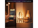 PHILIPS HUE Ampoule LED A67, lumière blanche chaude à froide, culot E27, lot de 2