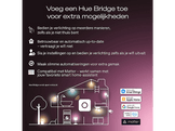 PHILIPS HUE Ampoule LED A67, lumière blanche chaude à froide, culot E27, lot de 2